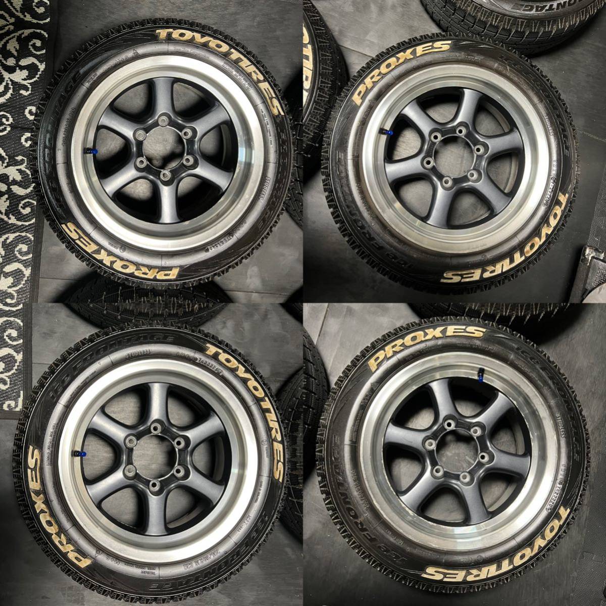 社外深リム段リムスタッドレスタイヤホイール 16インチ 8J+5 社外深リム段リムスタッドレスタイヤホイール 16インチ 8J+5
