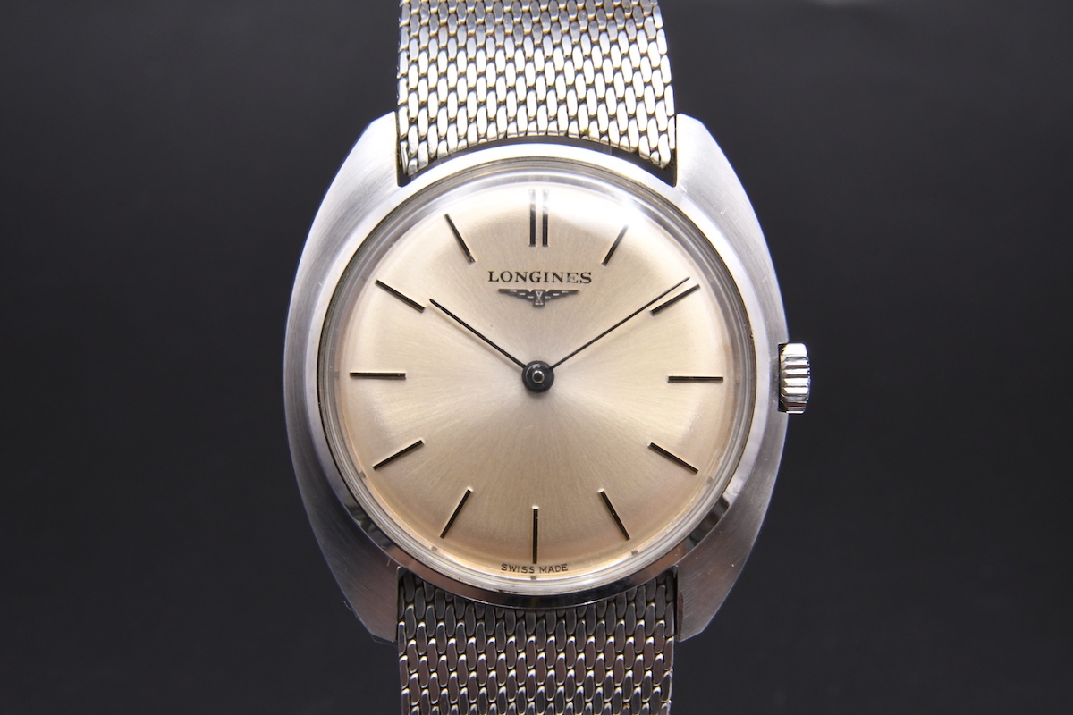 LONGINES ロンジン 2針 メンズ手巻き式腕時計 Cラインケース □2241 