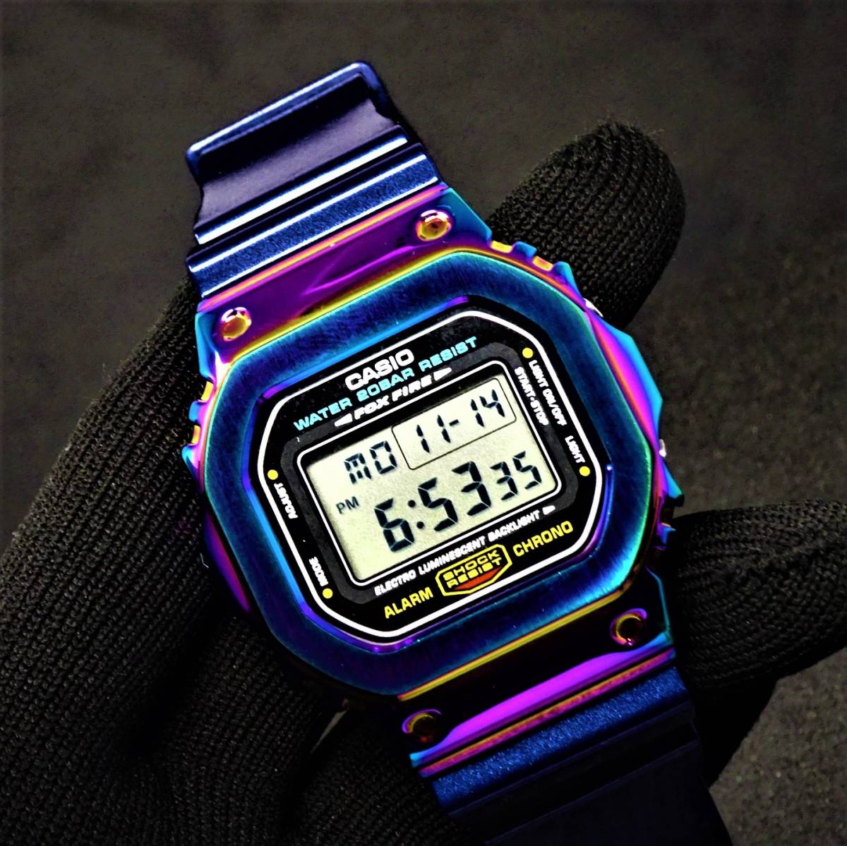 カシオメーカー保証付・新品・GショックカスタムDW5600本体付 