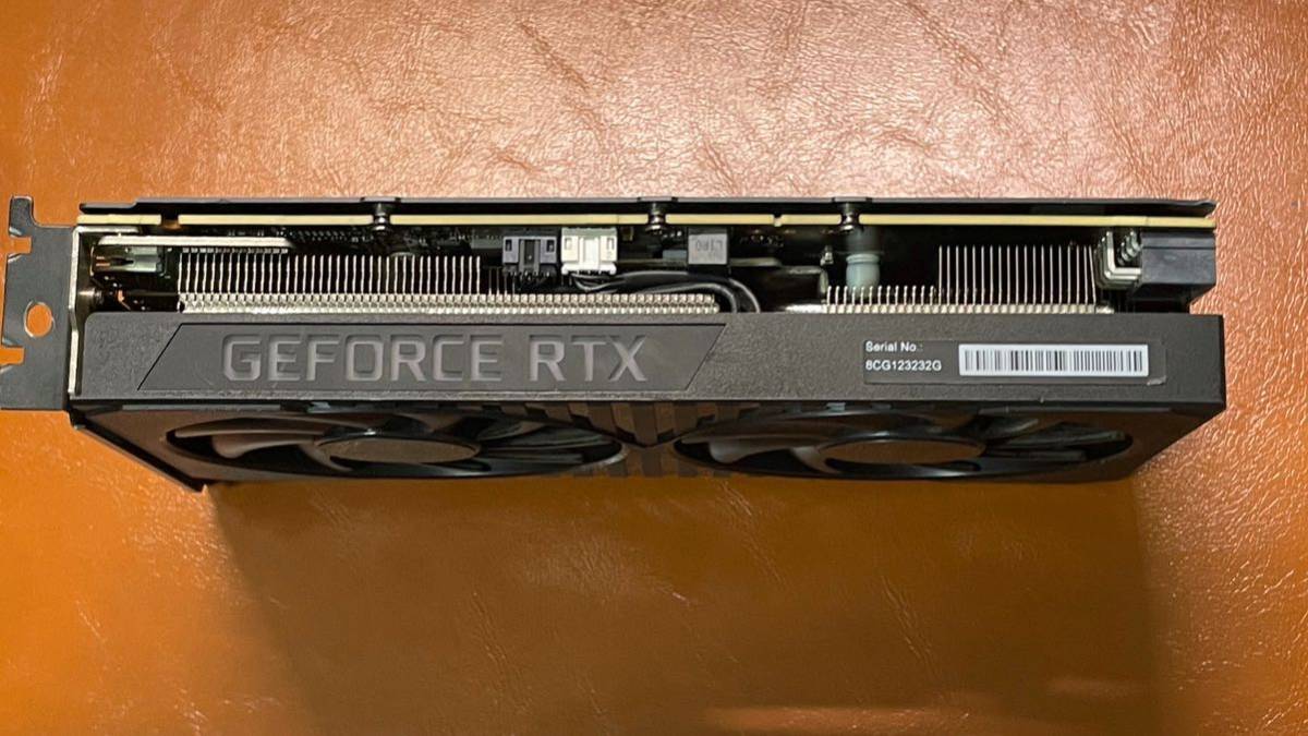 動作確認 清掃済み Geforce RTX 3060 Ti 8GB GDDR6 HP OEM ITX 小型PCに