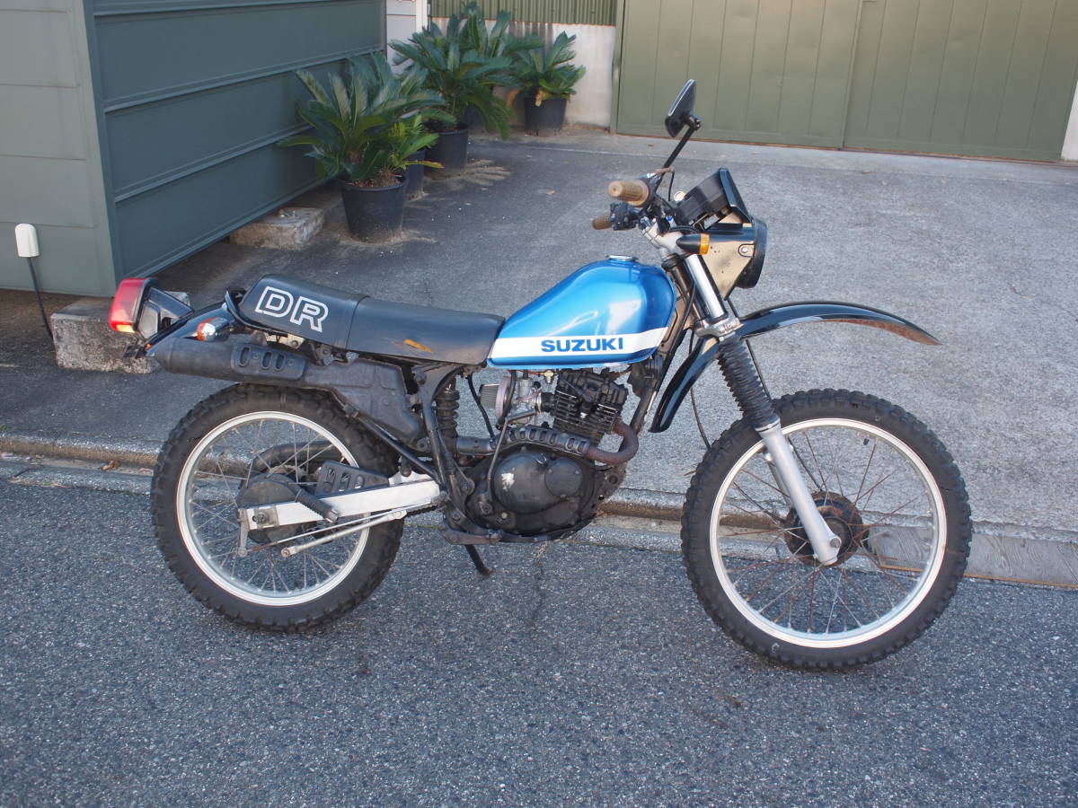 1円スタート！！ スズキ DR125S 原2 オフロード VMX 昭和レトロ 実働 