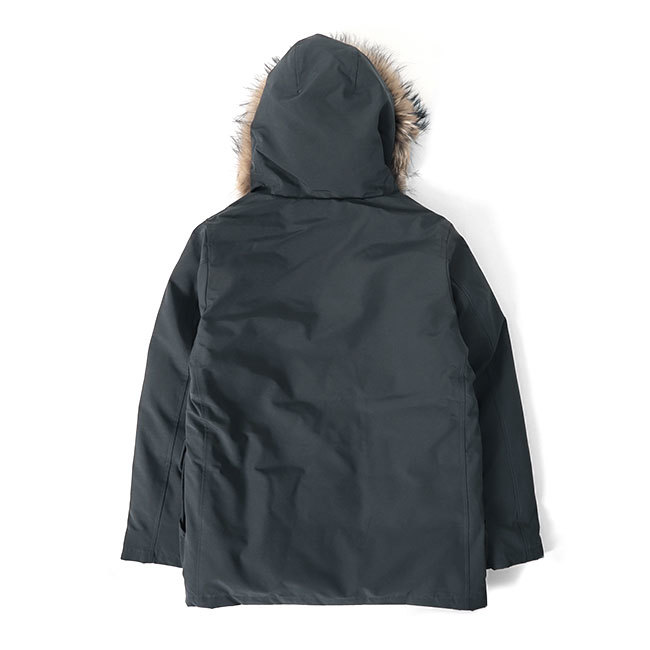 アウトレット品 DANTON ダントン ファー付き ミドル丈 フーデッド 