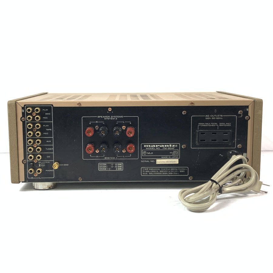 marantz PM-80AF マランツ プリメインアンプ◆現状品 marantz マランツ プリメインアンプ marantz&frasl;マランツ プリメインアンプ◆現状品 マランツ・PM-80AFインテグレーテッドステレオ