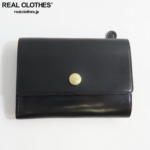 GANZO/ガンゾ SHELL CORDOVAN 2/シェルコードバン2 三つ折り財布 57697