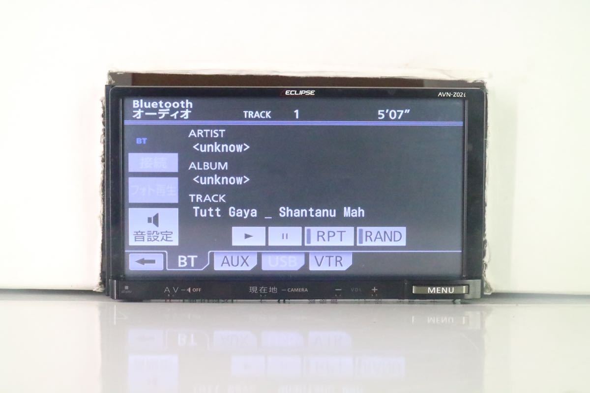 イクリプス メモリーナビ AVN-Z02i☆TV/DVD/CD/USB/SDBluetooth