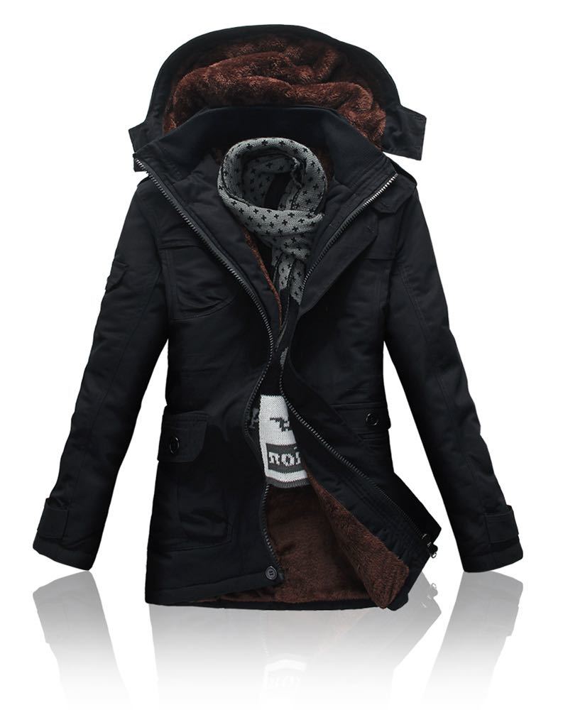 新品未使用 メンズ ジャケット アウター コート 裏起毛 防寒着 厚手　XXL