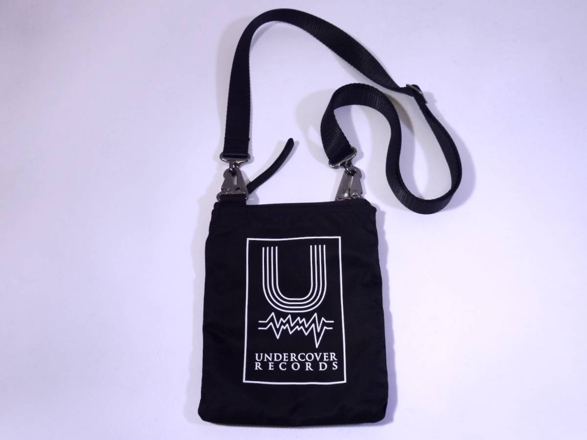 アンダーカバー スポット限定/UNDERCOVER RECORDS ショルダーバッグ/サコッシュ ブラック 美品 undercover/undercoverism