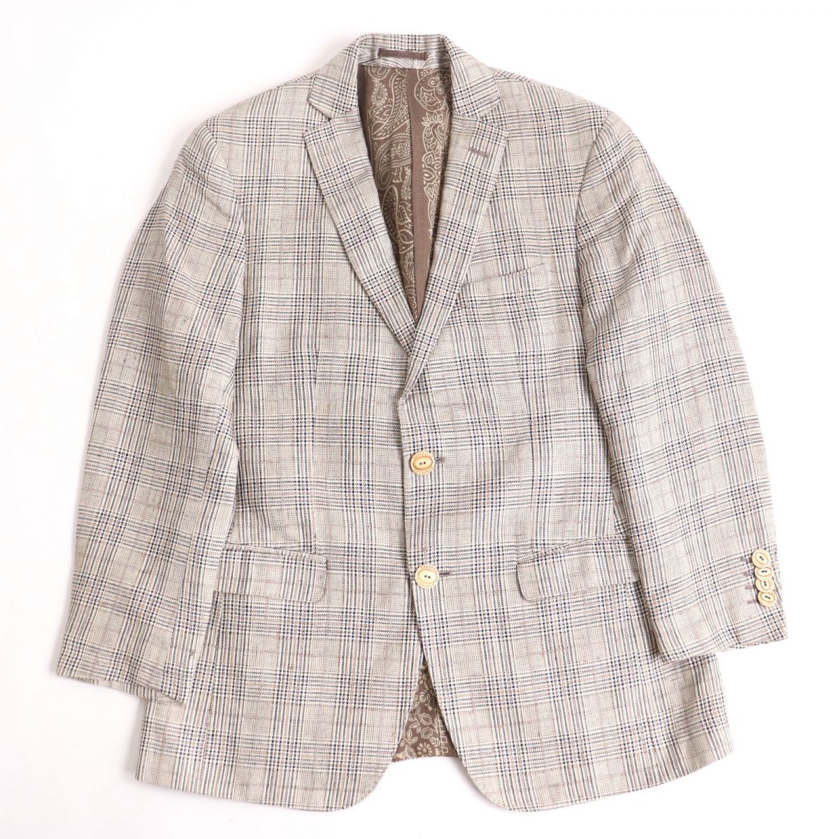 エトロ グレンチェック ETRO 極美品 ETRO◇ウールジャケット エトロ グレンチェック ETRO 極美品 ETRO◇ウールジャケット