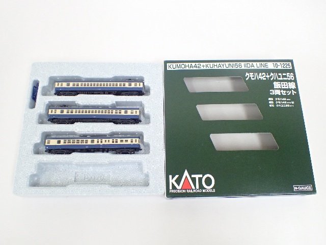 鉄道模型 KATO 10-1225 クモハ42+クハユニ56 飯田線 3両