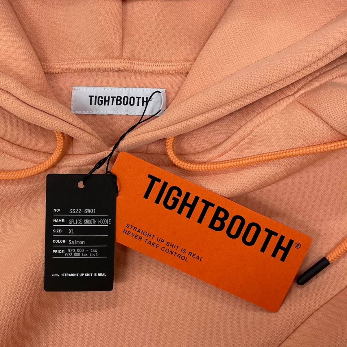 定価22000円 新品 ○ TIGHTBOOTH 22SS SPLICE SMOOTH HOODIE 