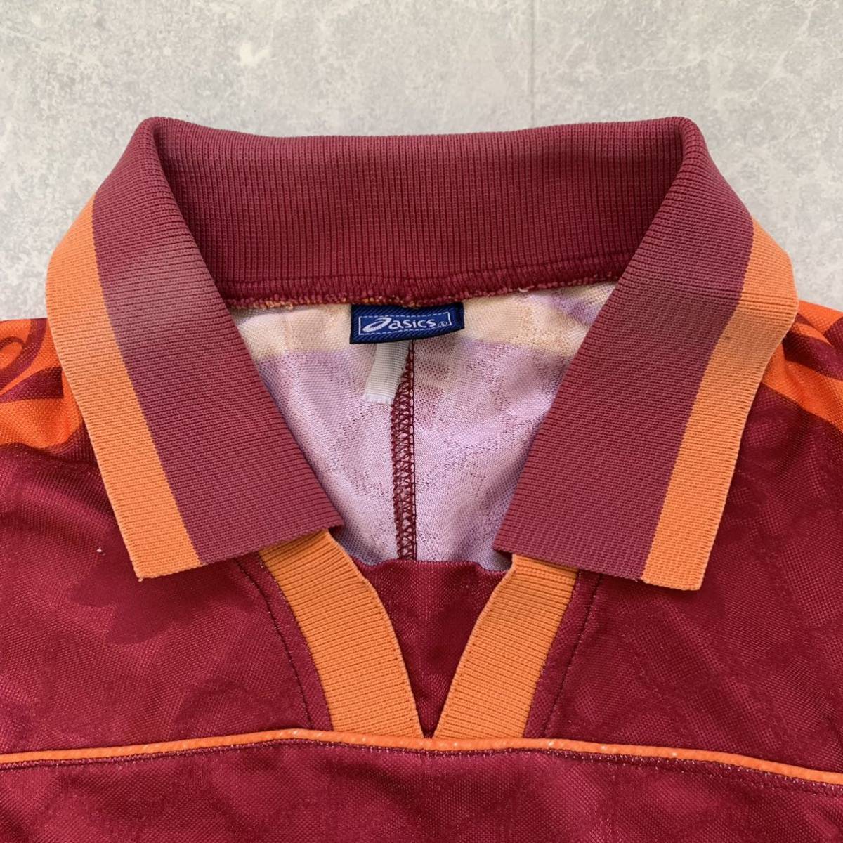 asics アシックス as roma ローマ 1995-96 サッカーユニフォーム