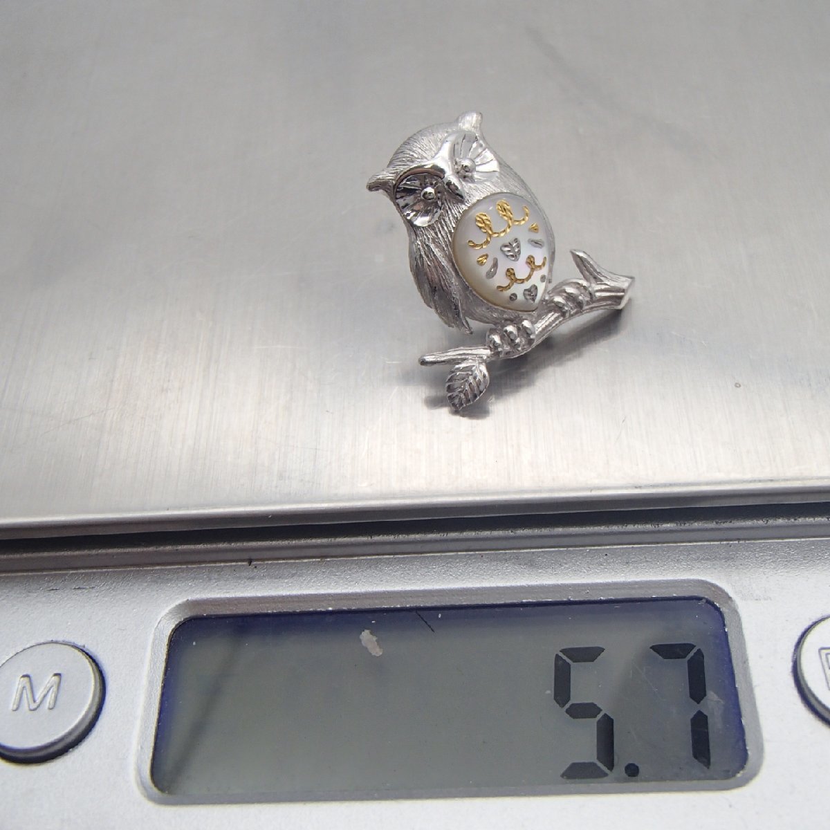 ◎MIKIMOTO ミキモト 他 ピンブローチ / K18 重量約3.7g / silver 約 