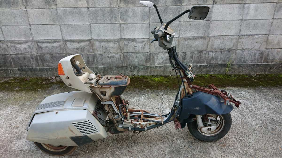 ホンダ ストリーム50 TB07 不動 部品取りやレストアベースなどに ジャイロ