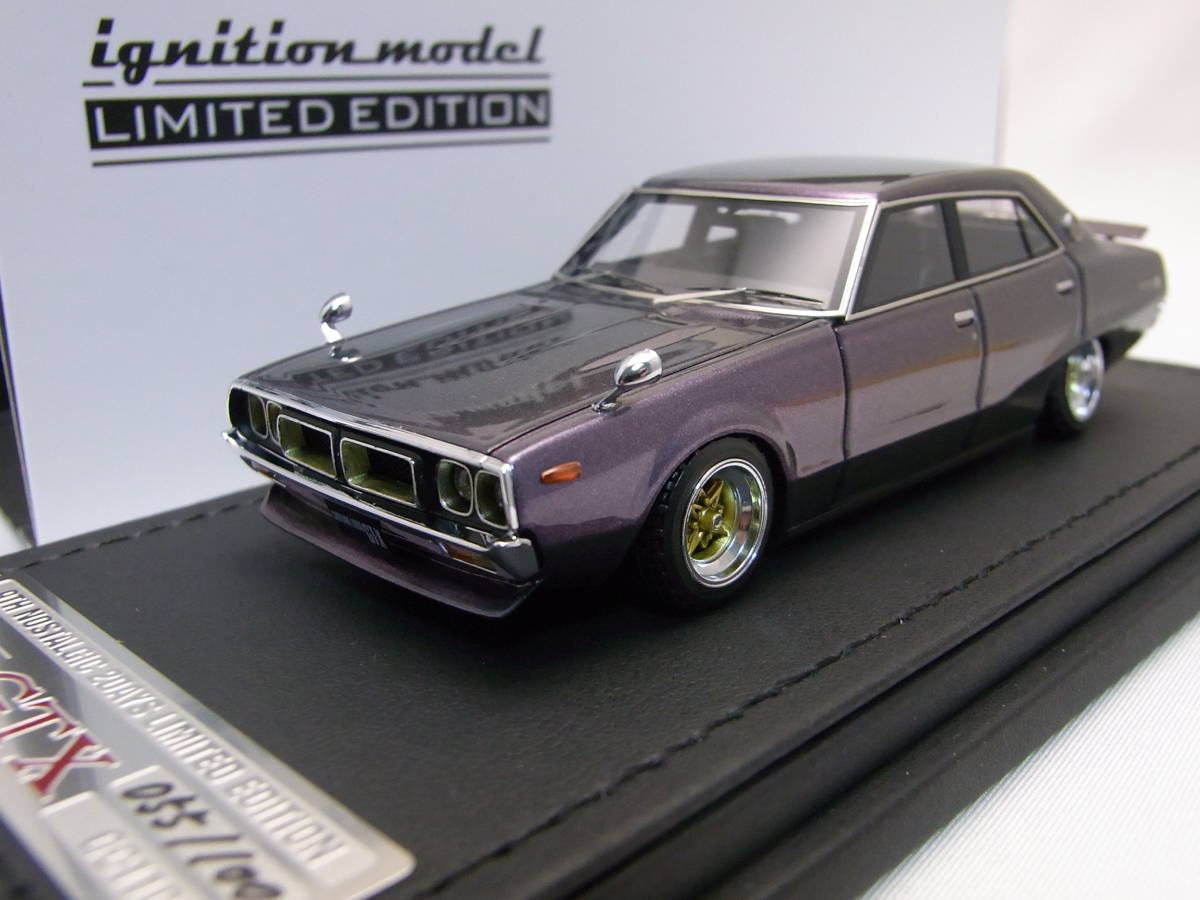 ☆1円～蔵出し①☆NISSAN SKYLINE 2000 GT-X M.Purple/Green 1/43【Web 