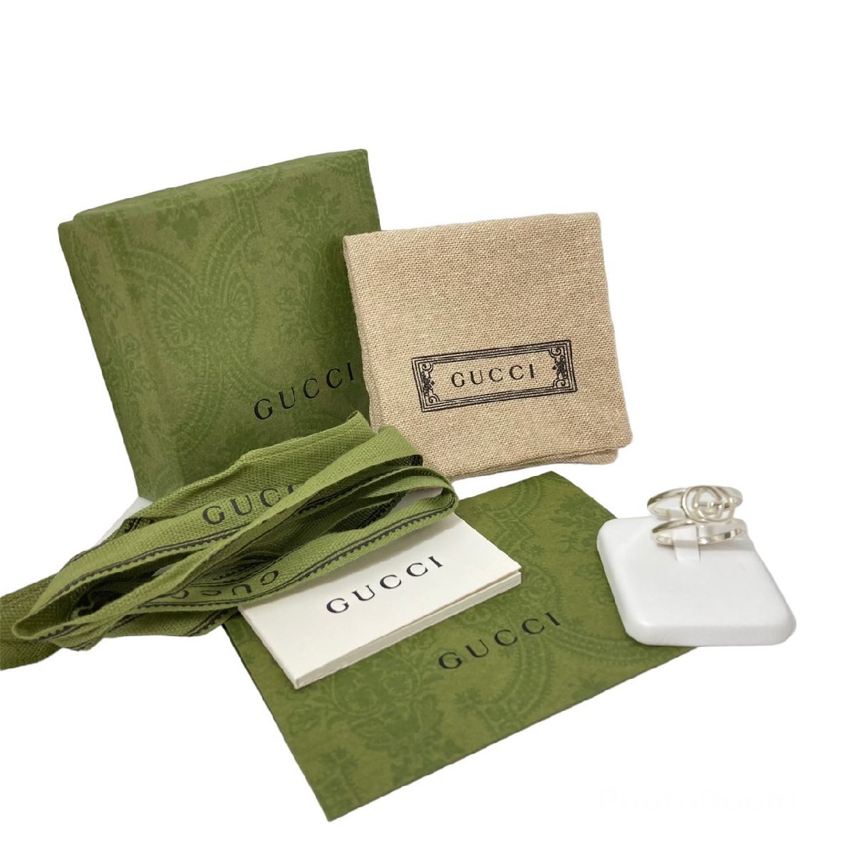 100%新品，正規品 KS GUCCI グッチ インターロッキングG ワイド オープン バンド 295716 GG リング 指輪 シルバー Ag925 サイズ19刻印 アクセサリー(シルバー)｜売買されたオークション情報、yahooの商品情報をアーカ シルバー