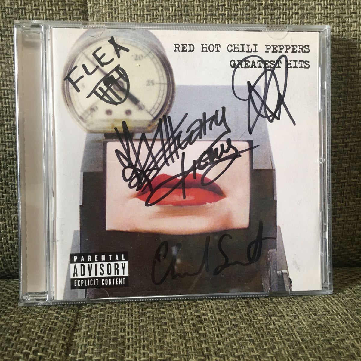 RED HOT CHILI PEPPERS 直筆サイン入りCD GREATEST HITS US盤 CD hot