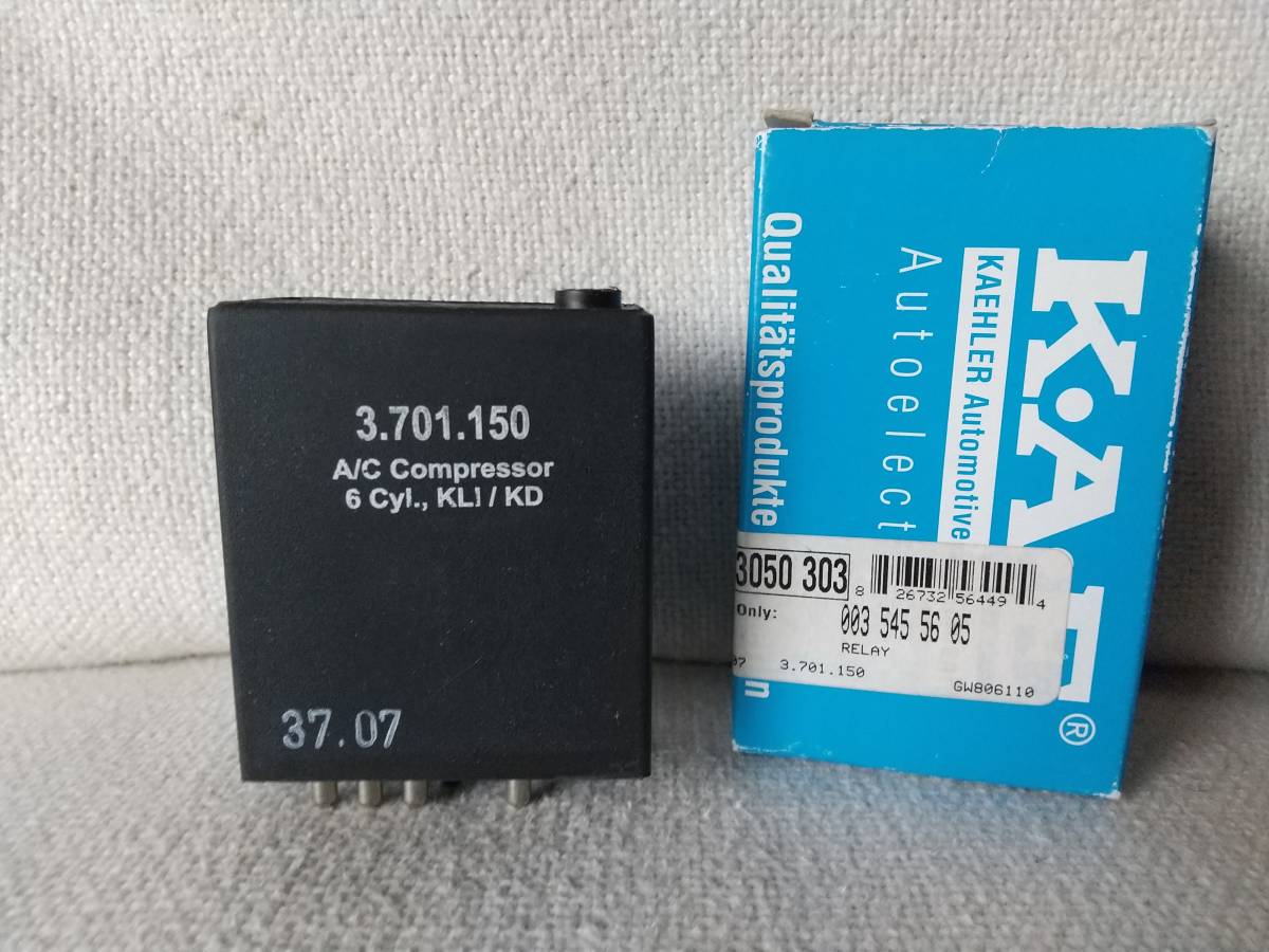 供給終了　新古品　ベンツ　W124 E320 E280　AC エアコンコンプレッサーリレー　エアコンリレー　キックダウンリレー KAE社製 0035455605