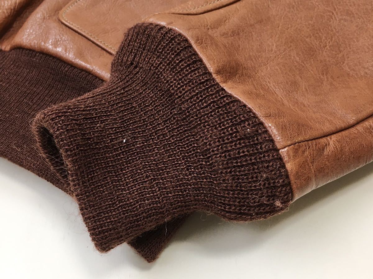 レインボーカントリー A-2 ラセットブラウン サイズ38インチ レインボーカントリー ◇ A-2 フライトジャケット ラセットブラウン