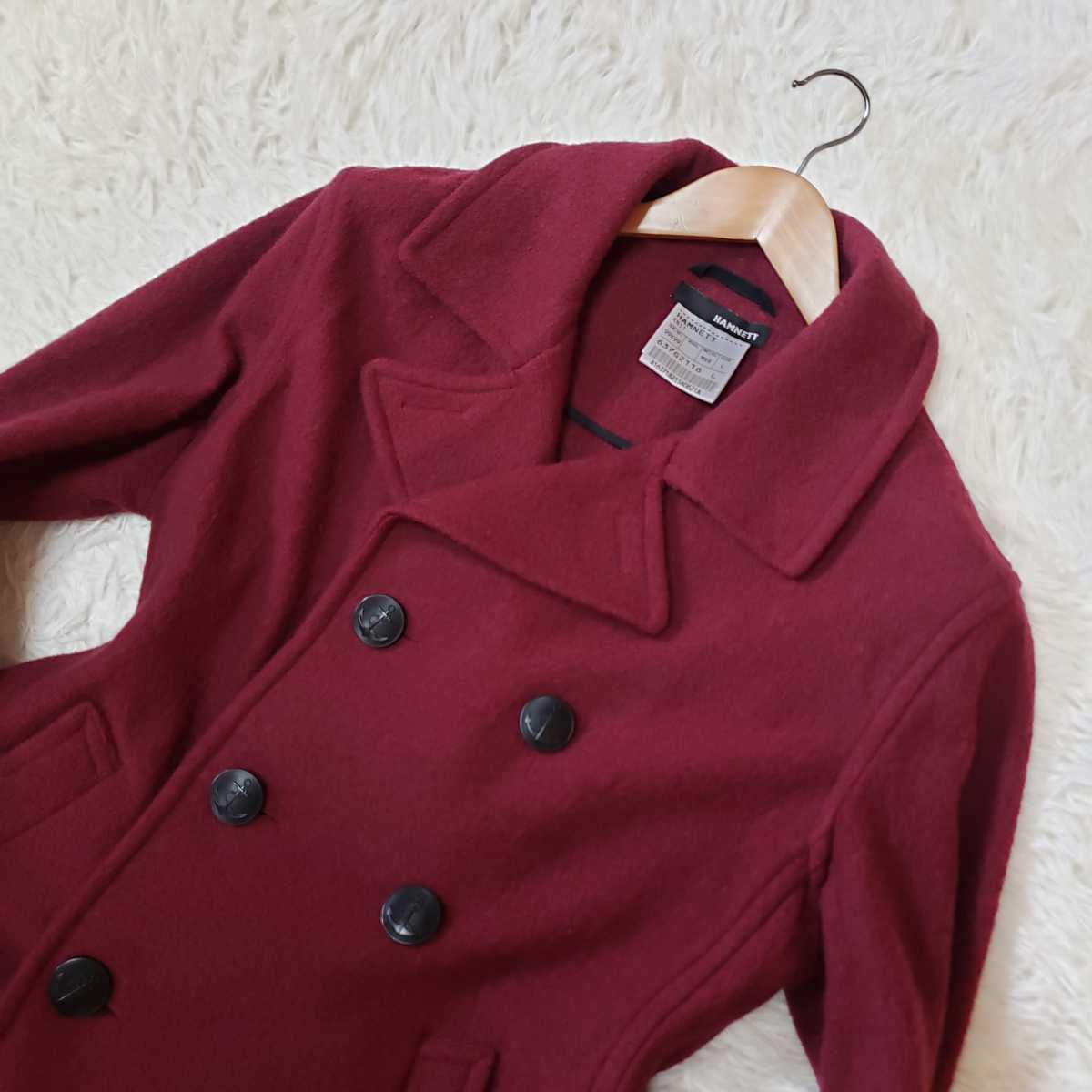 KATHARINE HAMNETT【ボルドーの魅力 希少サイズ L】キャサリンハム 
