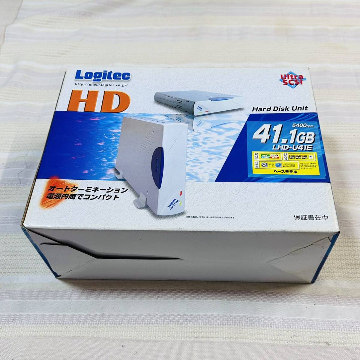 未使用 Logitec LHD-U41E Hard Disk Unit ULTRA SCSI 41.1GB 5400rpm 