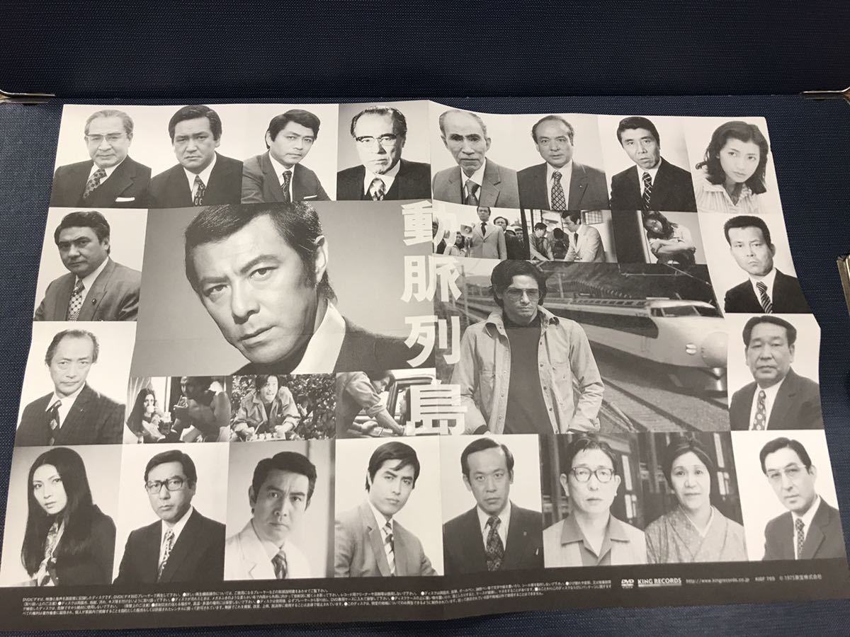 DVD 動脈列島 原作：清水一行 出演：田宮二郎 近藤正臣 関根恵子 梶