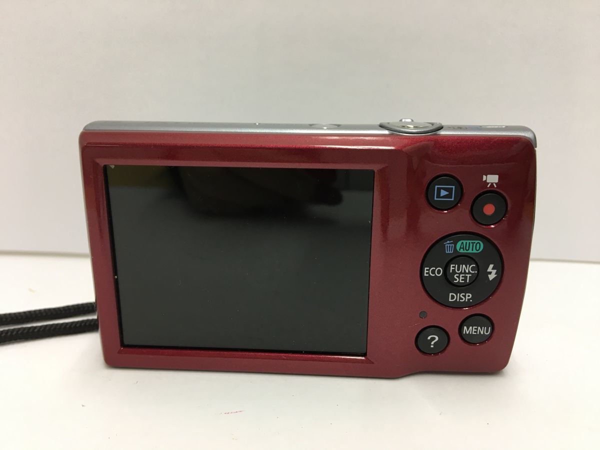 P607-I37-1334 Canon キャノン IXY120 RE レッド デジカメ デジタル