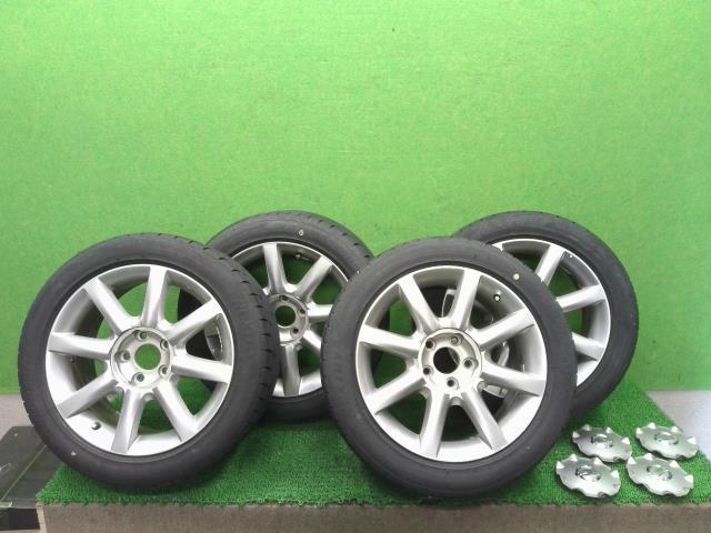セドリック グロリア Y34 Yahoo!オークション - セドリック／グロリアの中古車流通量 日産　Y34 セドリック　グロリア　純正　17インチ 7.5J オフセット+35 5穴 PCD114.3 アルミホイール　2本セット　中古品 B