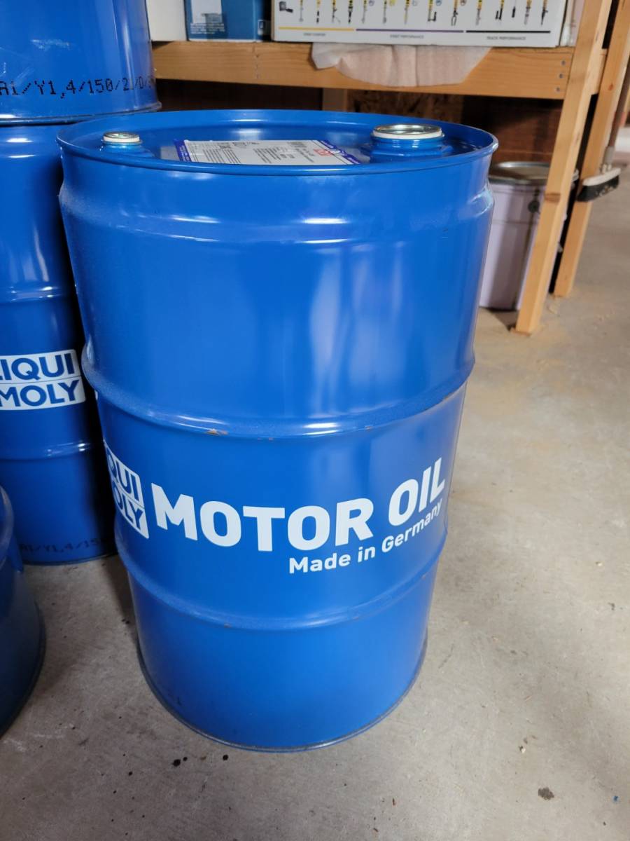 60L 空ドラム缶　リキモリ LIQUIMOLY  3缶 60L 空ドラム缶 LIQUI MOLY リキモリ 新油抜き 空き缶 ドラム缶(オイル
