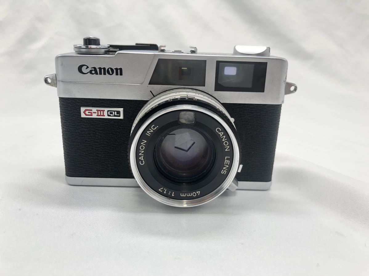 作動完璧確認済 canon QL17 G III フィルムカメラ 実用品 数量限定，品質保証 Canon Canonet QL17 G-3 QL ボディ フィルムカメラ
