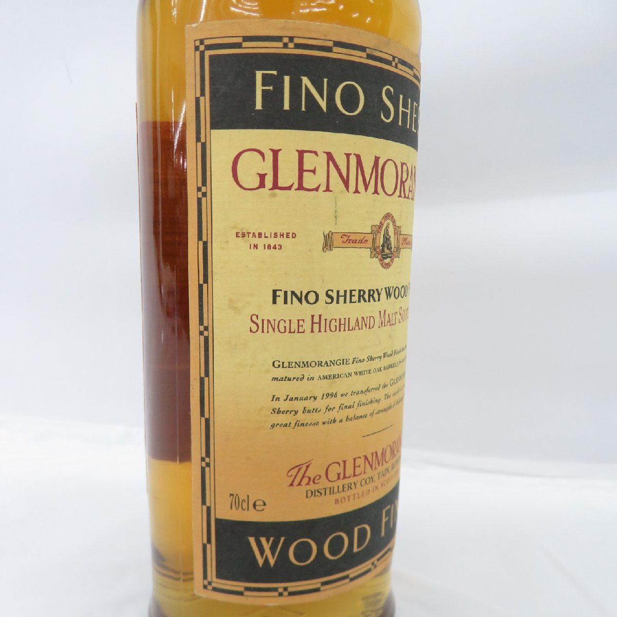 豊富な，定番 【未開栓】GLENMORANGIE グレンモーレンジィ フィノ 