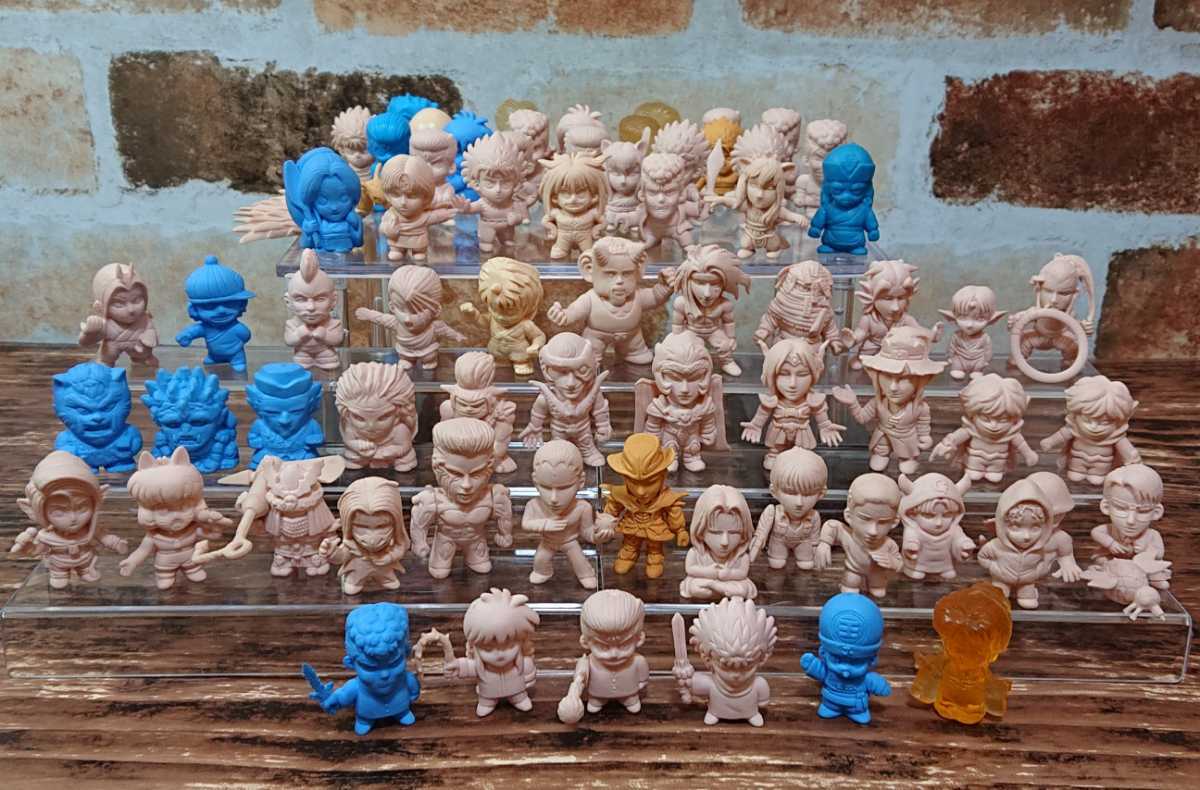 大量71体 セミコンプ 幽遊白書 フィギュア 人形 ゴム人形 消しゴム