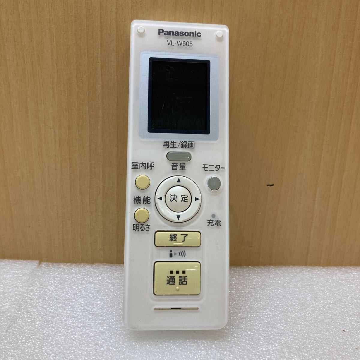 WM3498 純正　Panasonic/パナソニック　ワイヤレスモニター VL-W605 通電未確認　現状品　1122