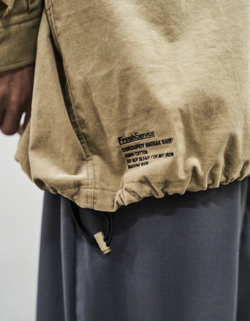 Freshservice フレッシュサービス コーデュロイ アノラック シャツ