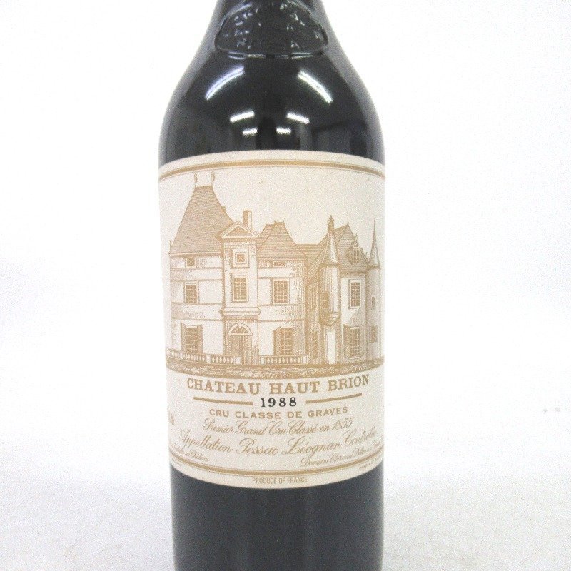シャトー・オー・ブリオン ボルドー 1988 750ml 箱なし 0 シャトー