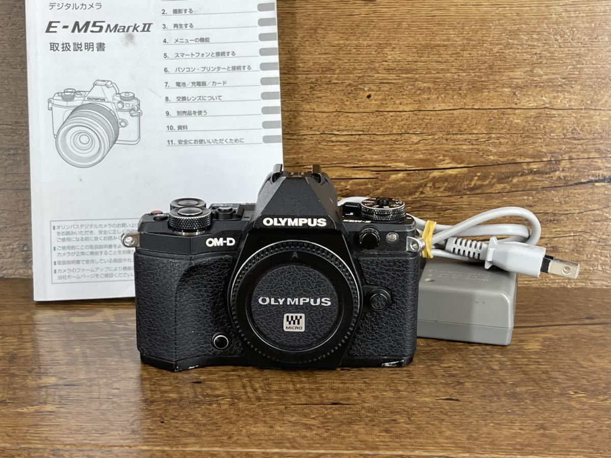 E-M5 Mark OM-D オリンパス OLYMPUS II III ボディ - | ブラック