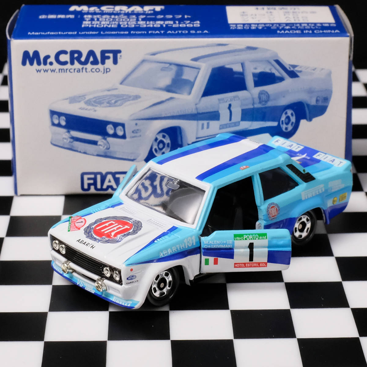 トミカ 日本製 F11 フィアット 131 アバルト ラリー 2台セット 青箱 