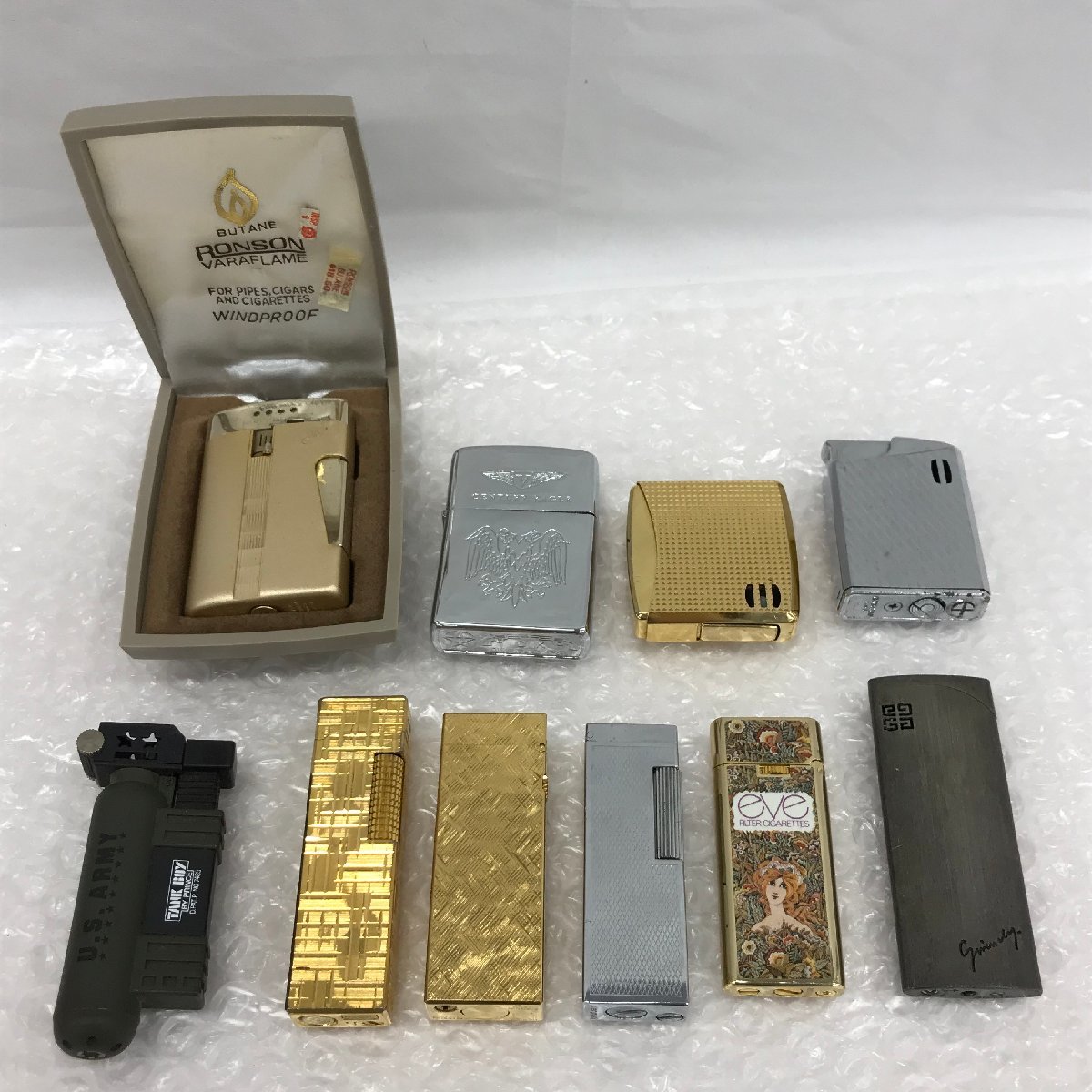 ダンヒル ライター 1円 ジャンク品 ゴールドカラー ローラーガス 