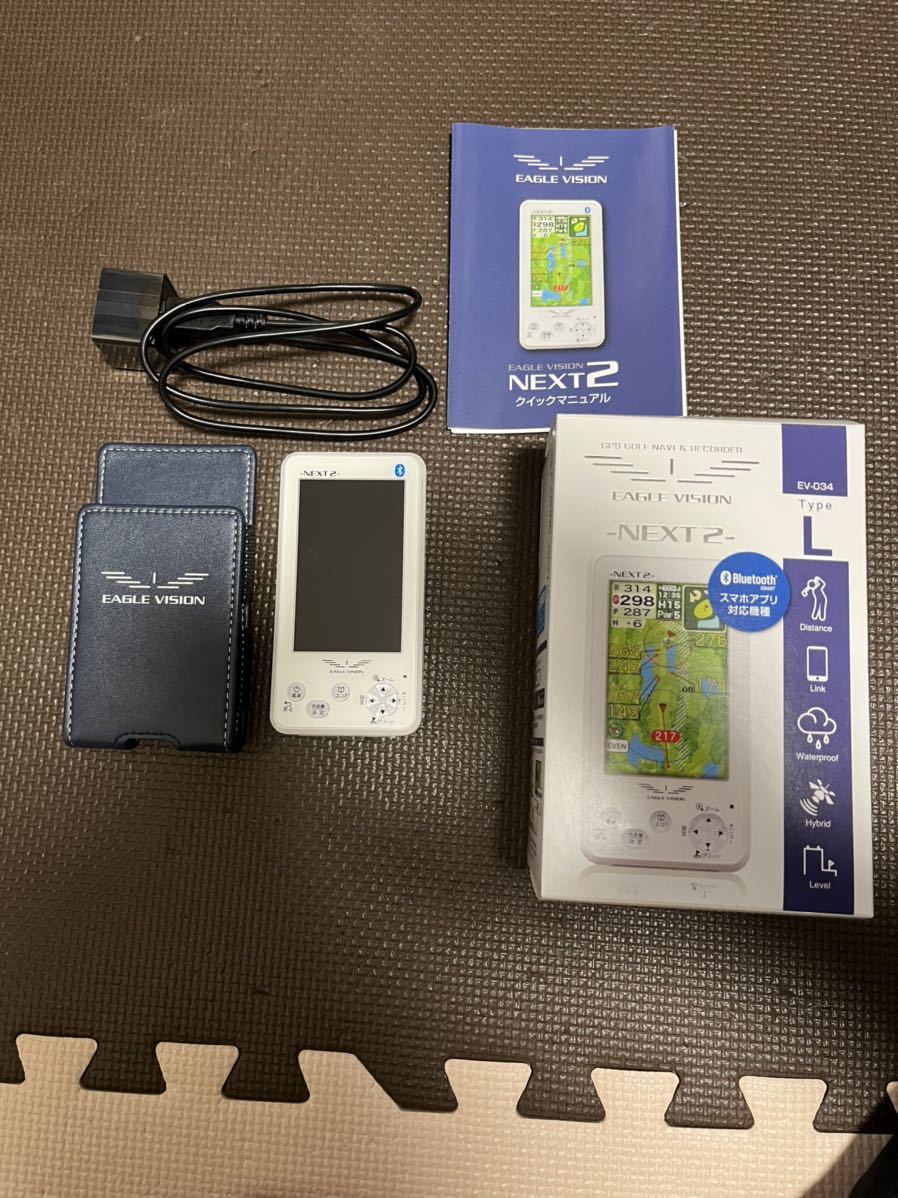 中古美品 EAGLE VISION イーグルビジョン NEXT2 EV-034 GPS ゴルフナビ