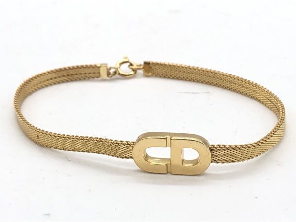 定番人気，大得価 1103-511S②17083 ブレスレット Christian Dior クリスチャンディオール ブレスレット CD ロゴ ゴールドカラー アクセサリー(ブレスレット)｜売買されたオークション情報、yahooの商品情報をアーカイ ブレスレット