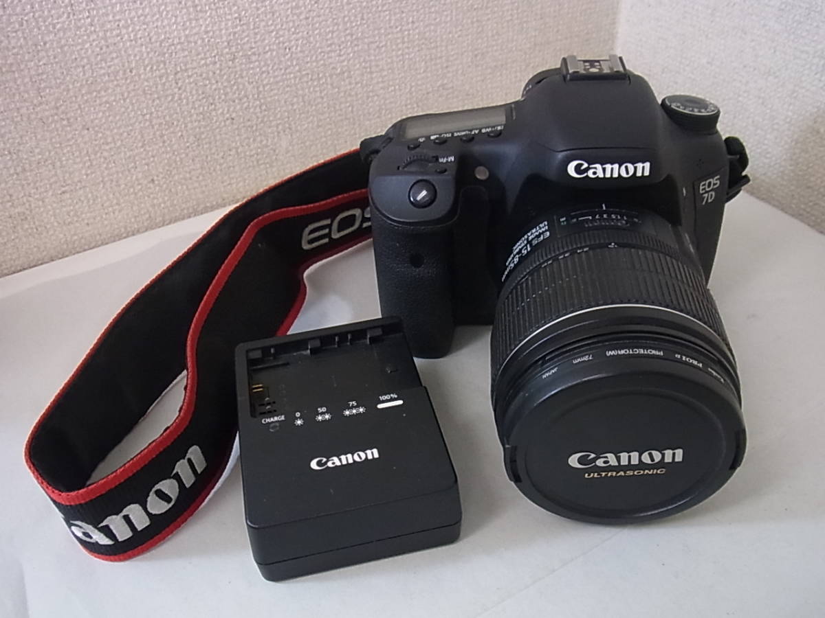 最新作，得価 141109H83-1124H-A1 キャノン EOS 7D ボディー ＋CANON ZOOM LENS EF-S 15-85mm 1:3.5-5.6 IS USM(キヤノン)｜売買されたオークション情報、yahooの商品情報をアーカイブ公開 - オークファン キヤノン
