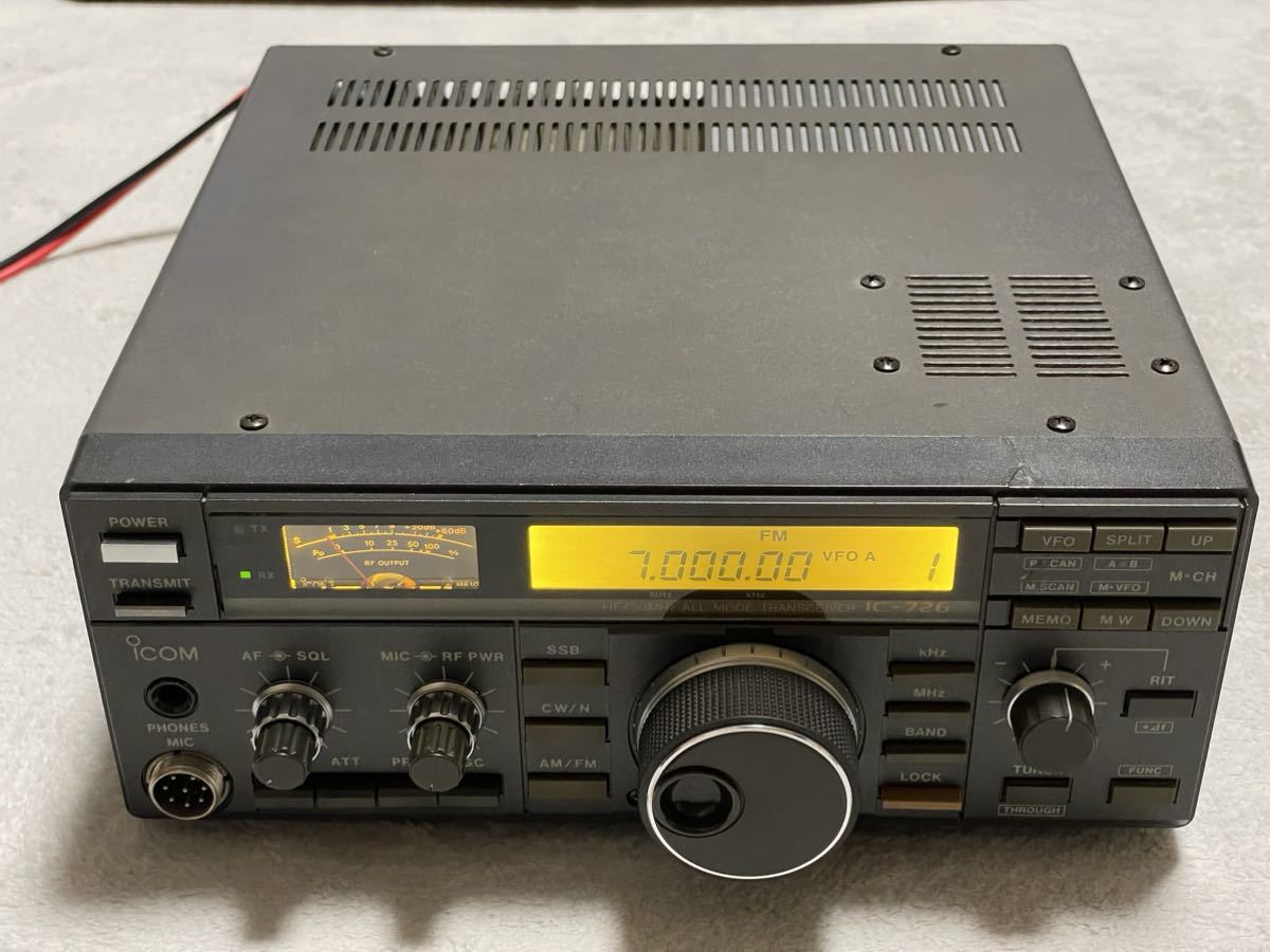 IC-726　ハム無線機　HF/50MHz ICOM アイコム IC-726 HF/50MHz 整備済品 アマチュア無線