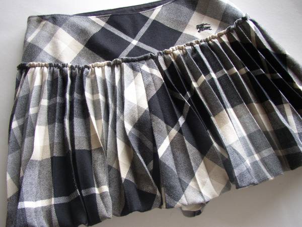 バーバリーブルーレーベル チェック 美品 キュロット BLUE BURBERRY