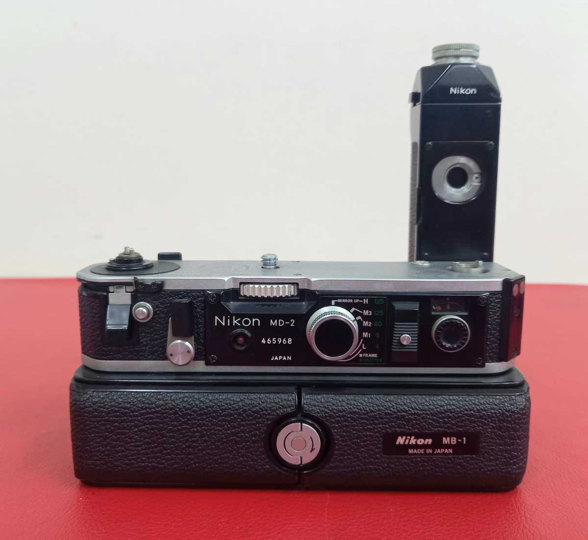 □A Nikon F2用 モータードライブ MD-2 MB-1 動作未確認 現状品 カメラ