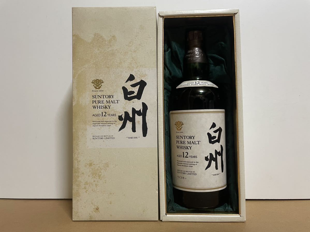 古酒】サントリー ウイスキー SUNTORY WHISKY 白州 12年 ピュアモルト