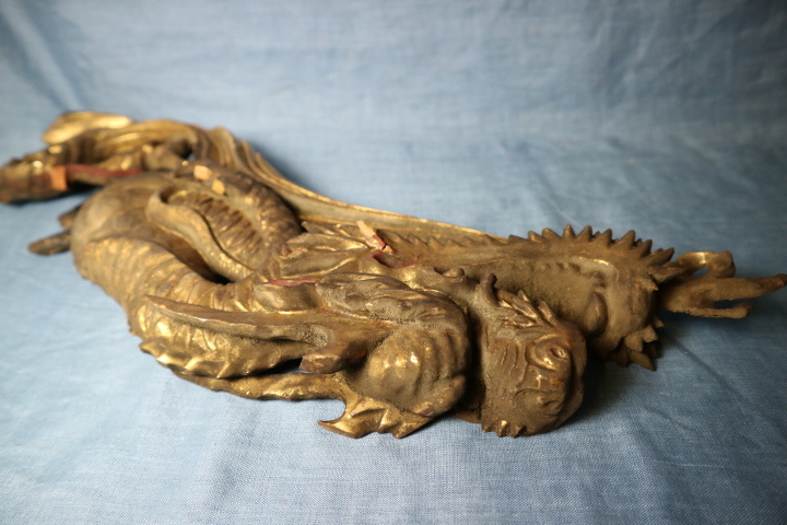 木彫 龍 検仏教美術寺社装飾品欄間飾り珍品希少骨董オブジェ古寺