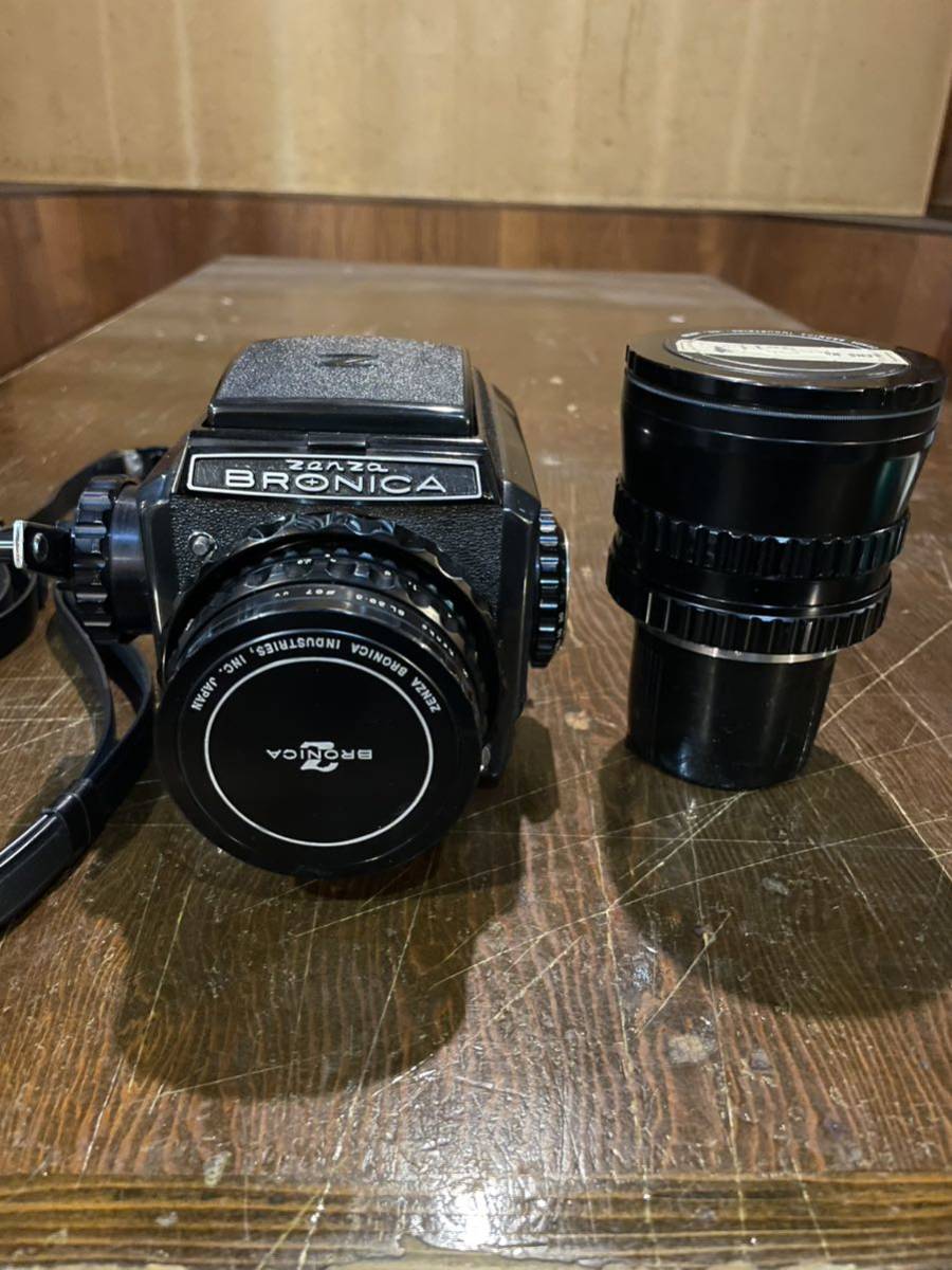 ゼンザブロニカ Zenza Bronica S2 中判カメラ レンズ F-100 2.8 Nikon