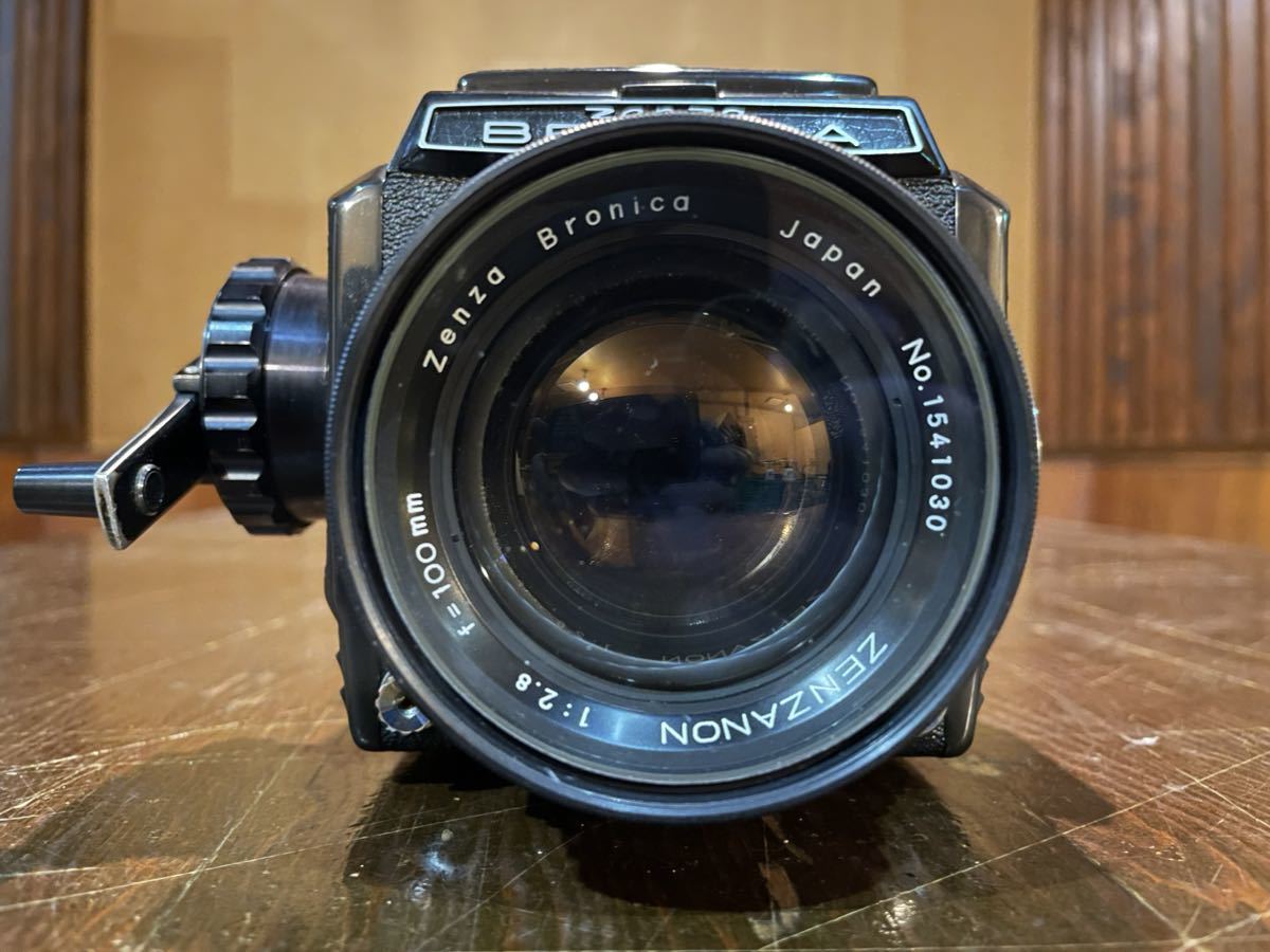 ゼンザブロニカ Zenza Bronica S2 中判カメラ レンズ F-100 2.8 Nikon