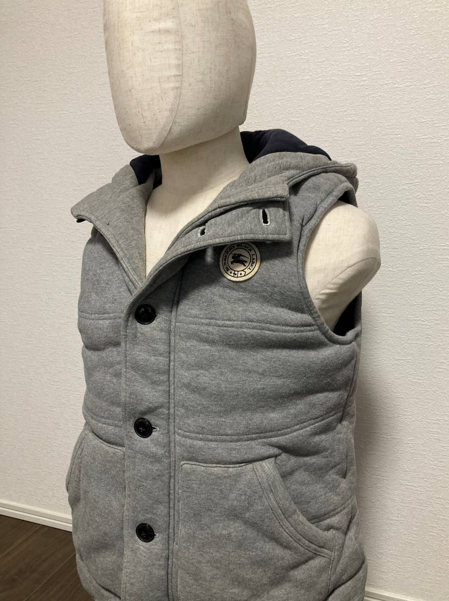 【大得価，人気】 バーバリーブラックレーベル 中綿ベスト/ワッペン/Lサイズ/ホースロゴ/BURBERRY BLACK LABEL(ジャケット、上着)｜売買されたオークション情報、yahooの商品情報をアーカイブ公開 - オークファン 男性用