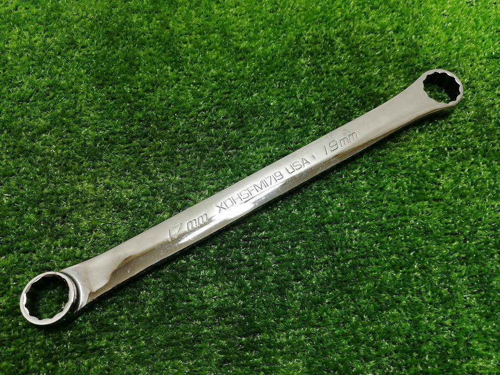 未使用 Snap-on スナップオン ショートストレートメガネレンチ 17