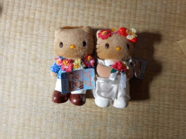 ハワイ ハローキティ ぬいぐるみ オルゴール ウェディング ダニエル